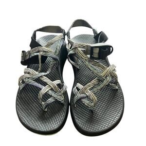 Womens Blue and Green Chaco Sandals Size 8